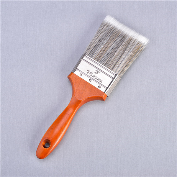 wooden handle paint brush