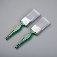 2 Inch Double Color PBT Synthetic Fluorescent Paint Plastic Handle Stainless Steel Paint Brush