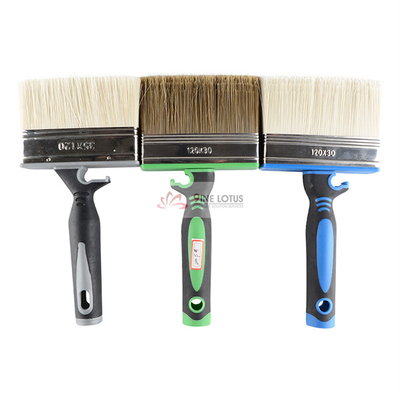 Bristle Wall Brush Paint Brush for Interior Ceiling Interior Wall with TPR Double Color Handle