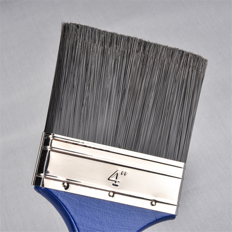 4 Inch Black PBT Wire Red White Blue Color Wooden Handle South America Paint Brush