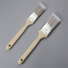1-1/2 Inch Blend Color PBT PET Wire Wooden without Paint Long Handle Bevel Stainless Steel Ferrule Paint Brush 