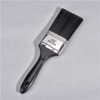 2 Inch Black PBT Plastic Handel Oil Based Easy Clean Paint Brush