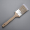2 Inch Double Color Sharpened Synthetic Long Wooden without Paint Handle Bevel Stainless Steel Ferrule Flat Paint Brush