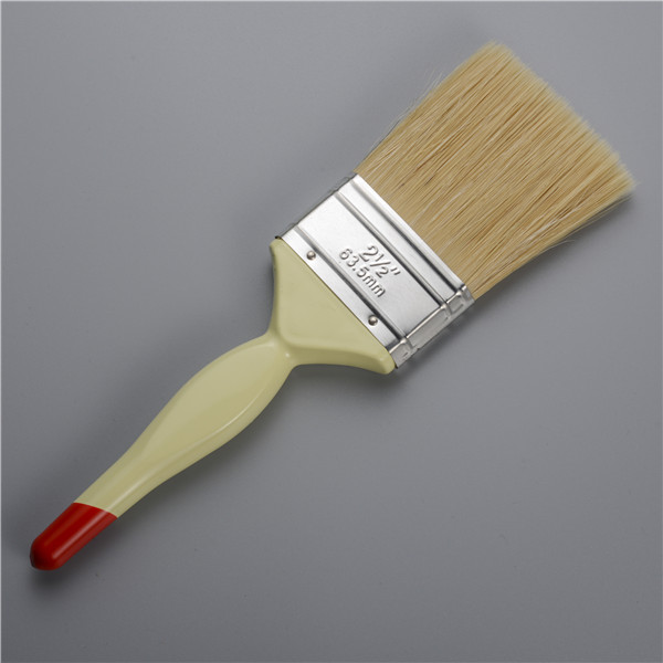 1" To 4" Polyster Paint Brush with Plastic Handle White Brislte Paint Brush
